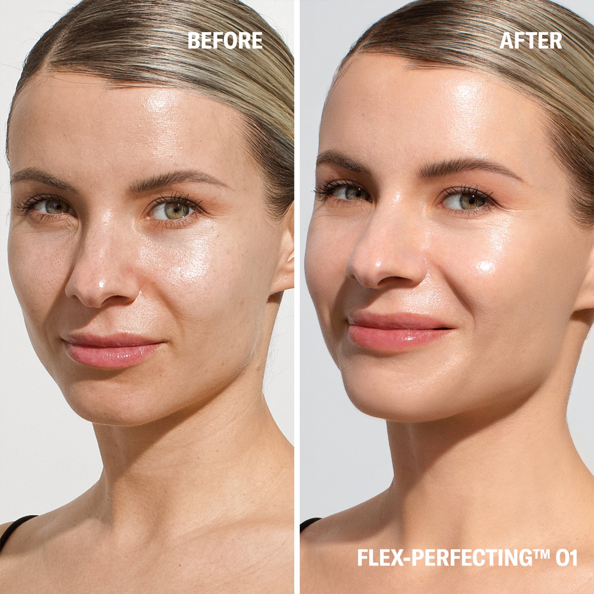 Odacite-Spf 50 Flex-Perfecting™ Mineral Drops Tinted Sunscreen-Sun Care-SPF50Tinted_01_before_after-The Detox Market | 01 - fair with cool undertones
