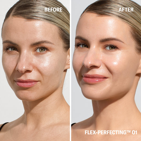 Odacite-Spf 50 Flex-Perfecting™ Mineral Drops Tinted Sunscreen-Sun Care-SPF50Tinted_01_before_after-The Detox Market | 01 - fair with cool undertones