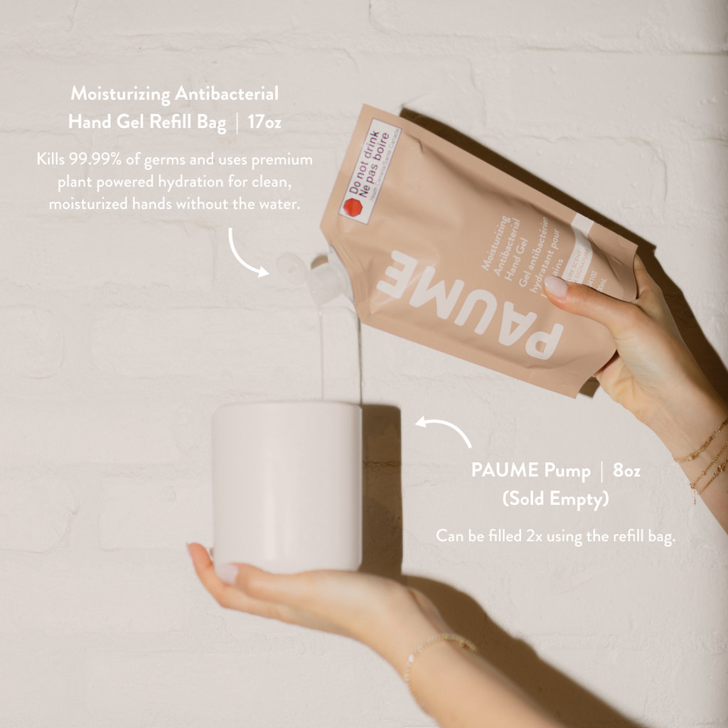 PAUME-At Home Sanitizer Kit: PAUME Pump + Refill Bag-Body-SaniBoxKit1-The Detox Market | 