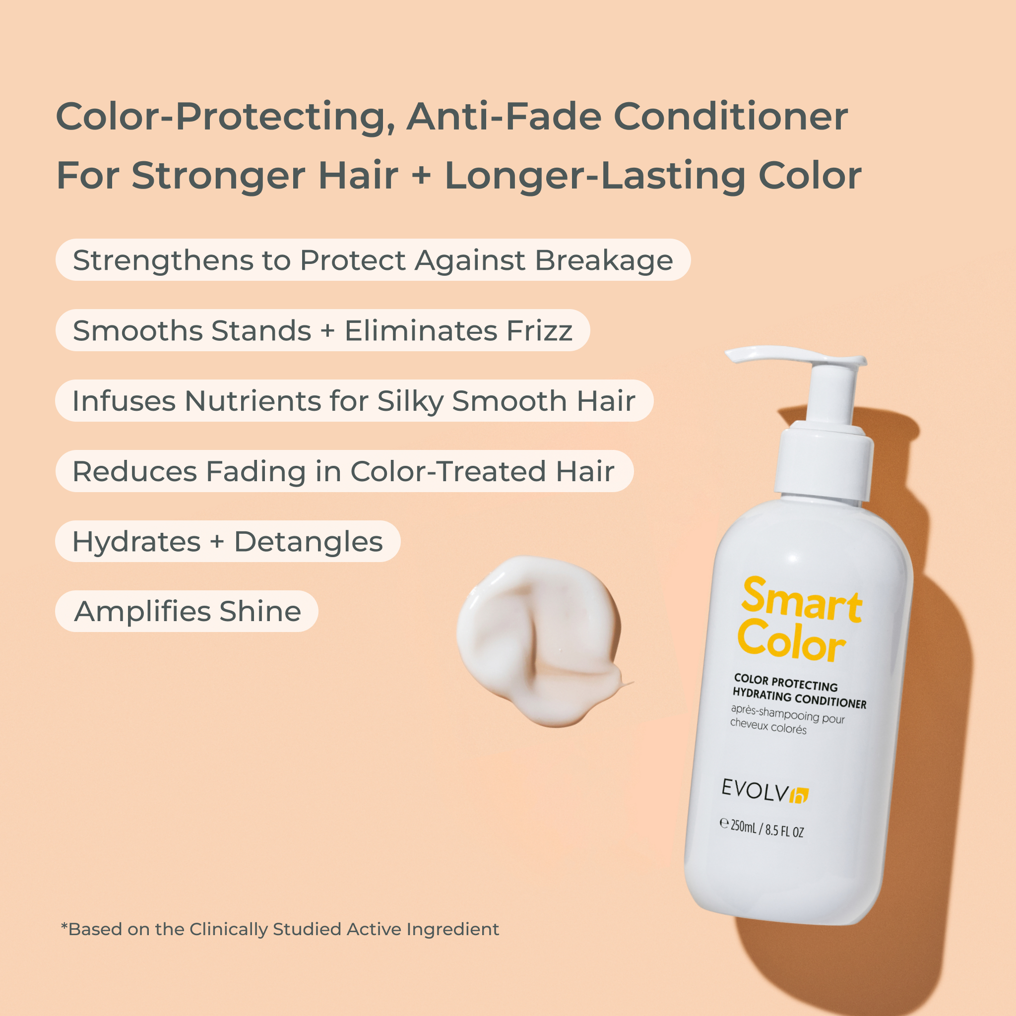EVOLVh-SmartColor Color Protecting Conditioner-Hair-SmartColorConditionerBenefits-The Detox Market | 