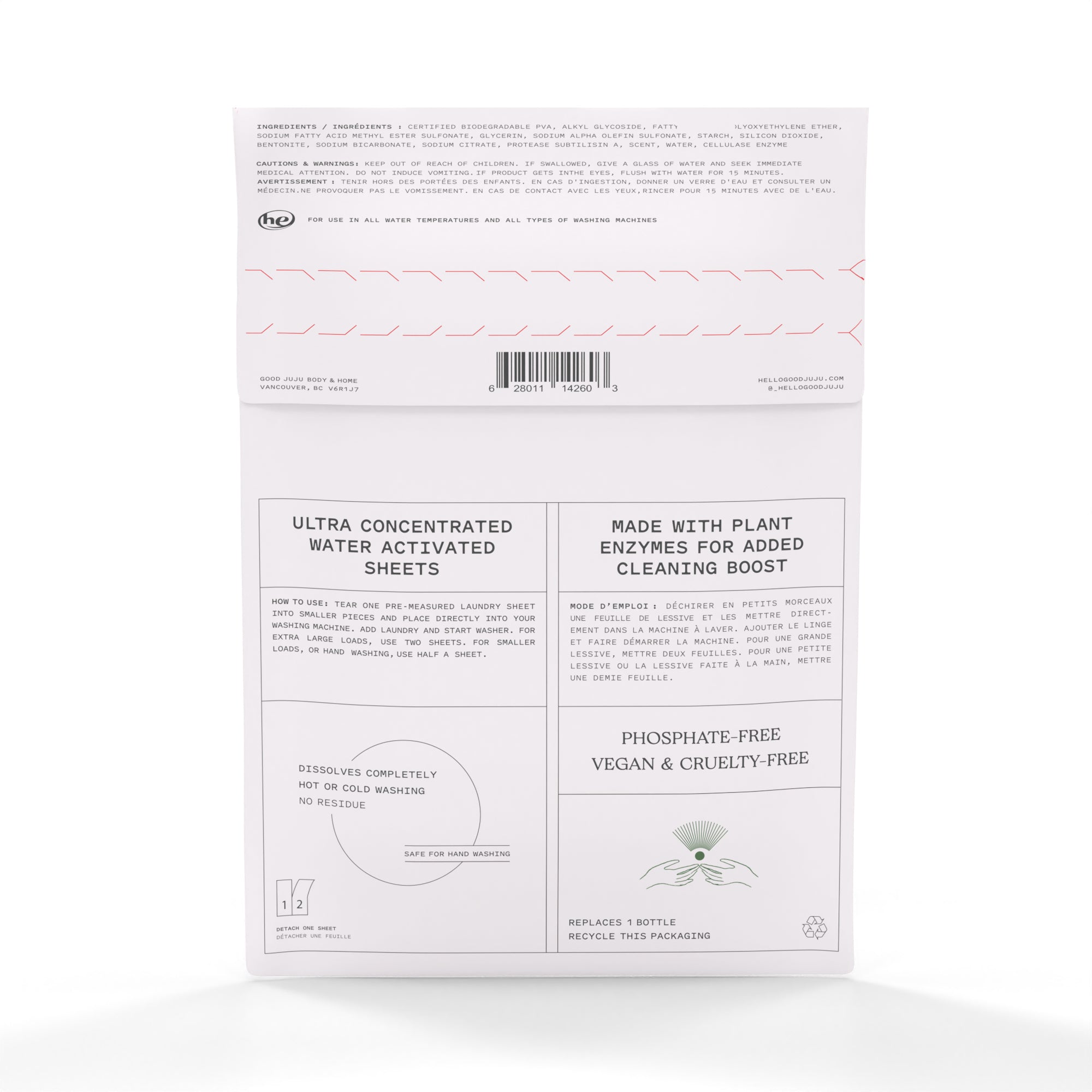 Good Juju-Good Juju Laundry Detergent Strips-Home-SummerRainBACK-The Detox Market | 