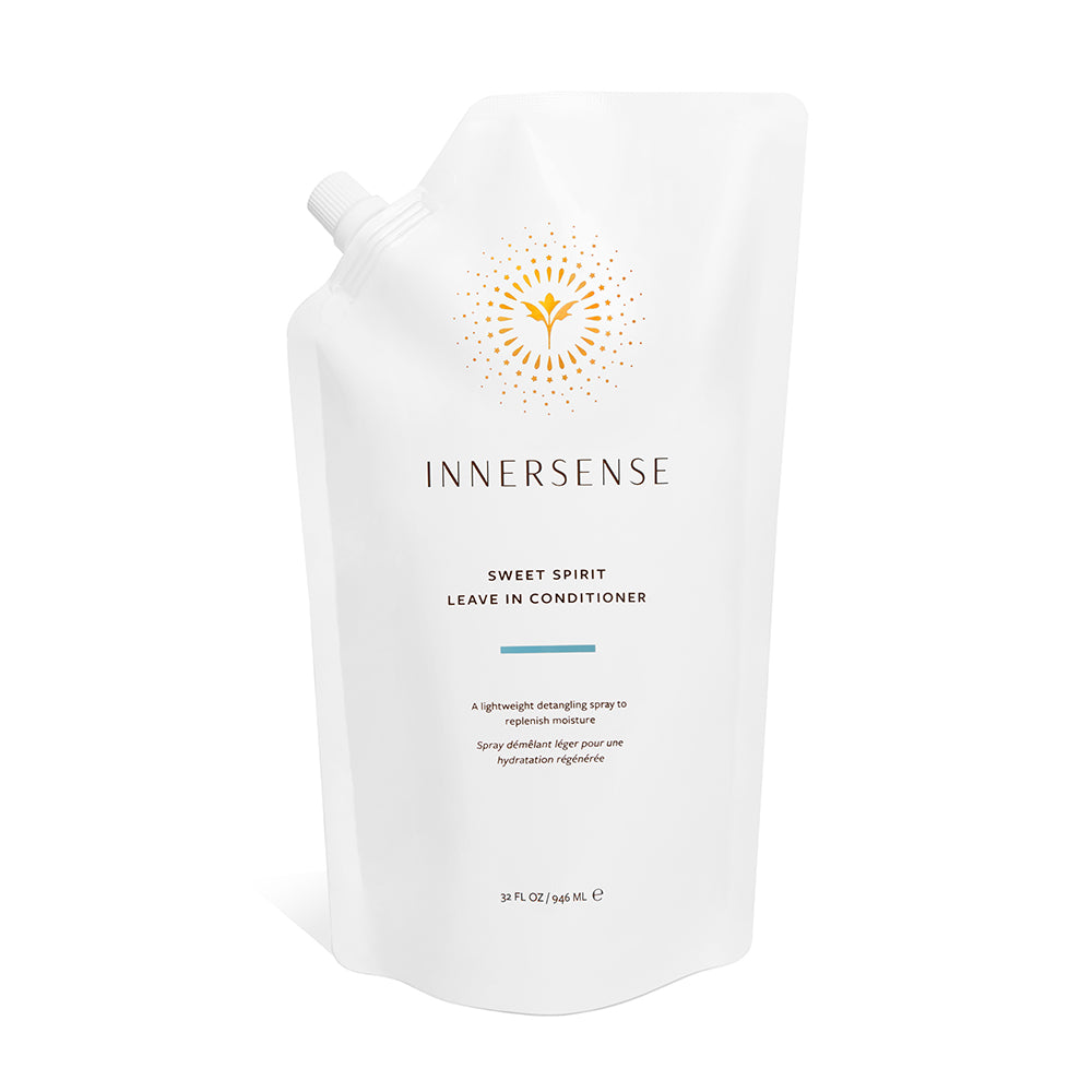 Innersense-Sweet Spirit Leave-In Conditioner-Hair-Sweet_Spirit_Leave_In-Conditioner-Refill-Pouch-32oz-The Detox Market | 32 oz Refill
