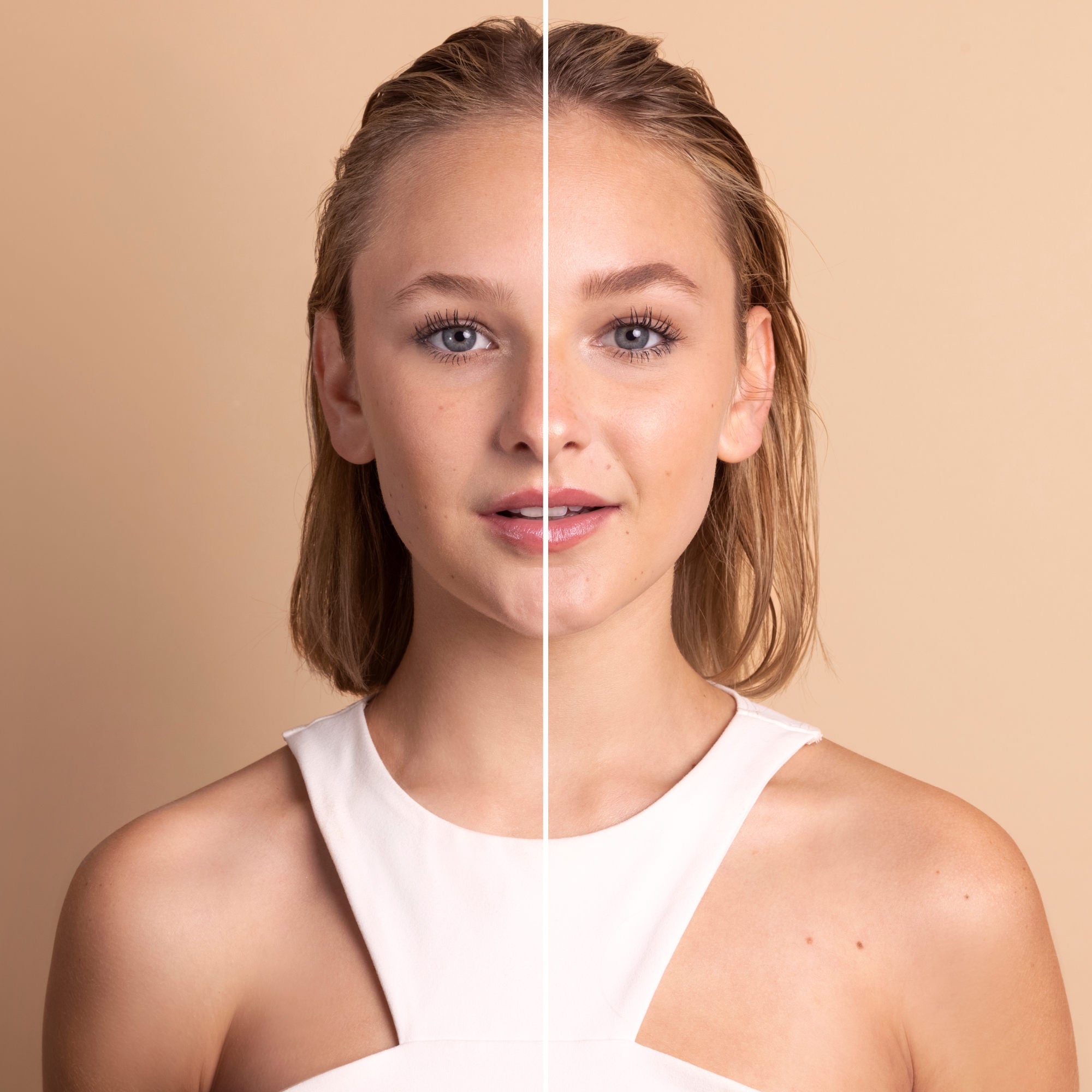 TOK Beauty-Brow Tok-Makeup-Taupe-Before_After-The Detox Market | Taupe