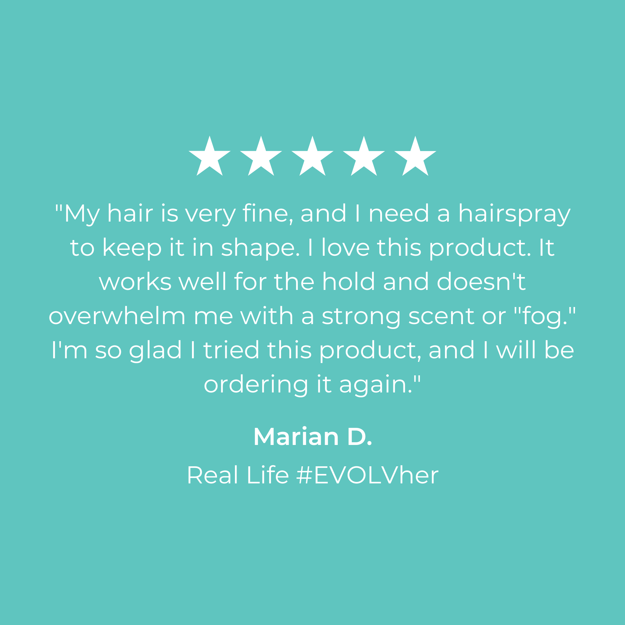 EVOLVh-UltraFlex Hairspray-