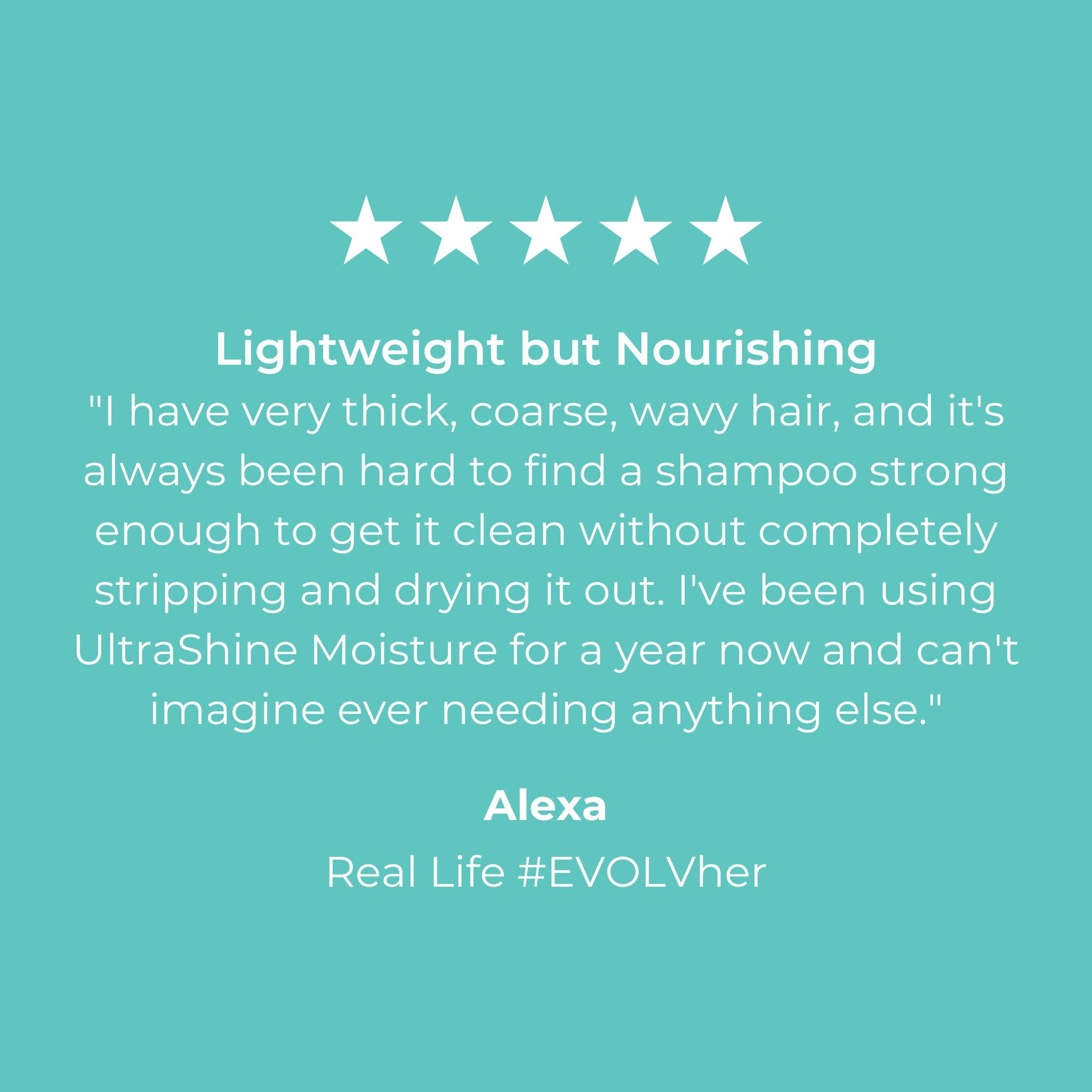 EVOLVh-UltraShine Moisture Shampoo-