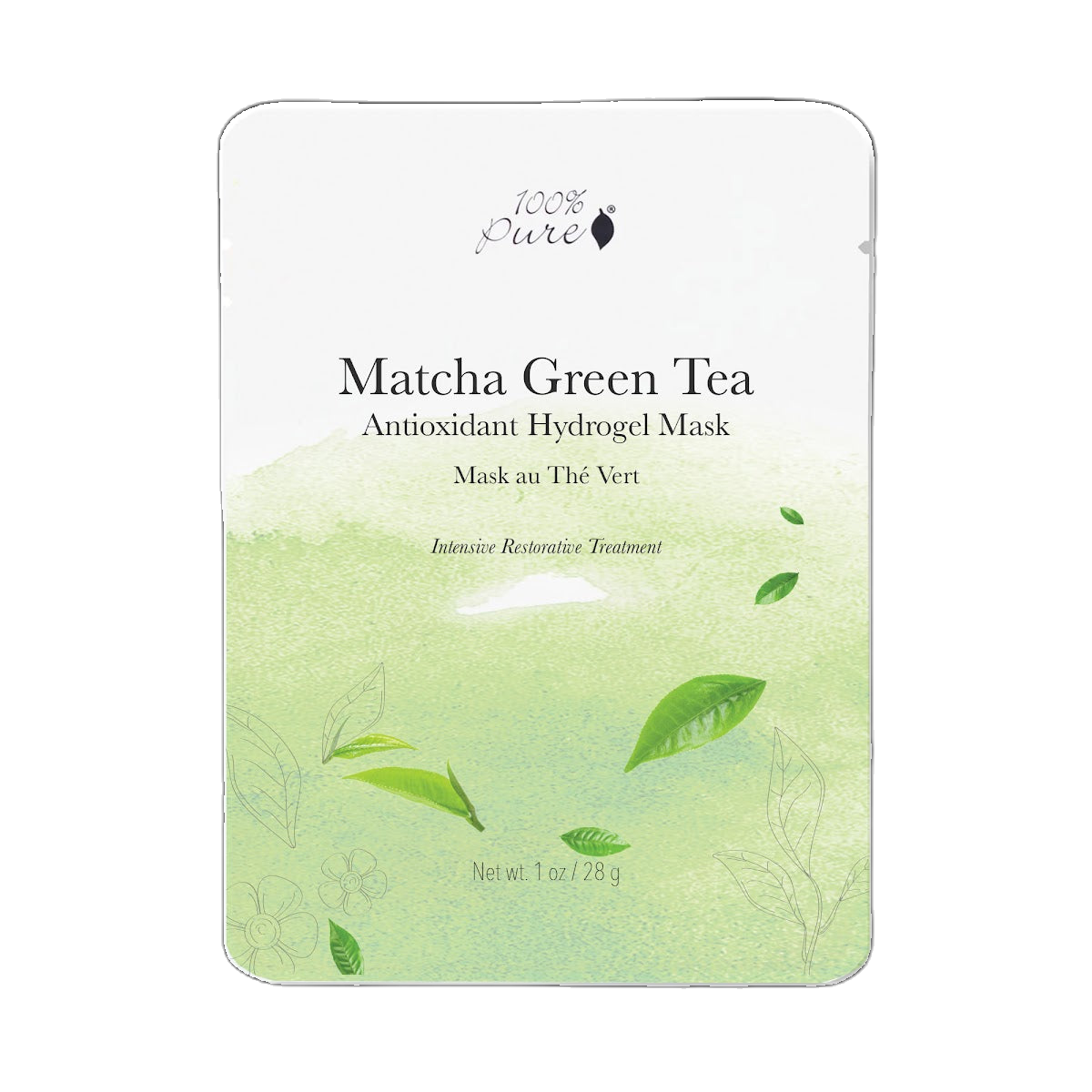 Matcha Green Tea Antioxidant Hydrogel Mask