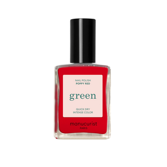 Green Nail Polish - Poppy Red