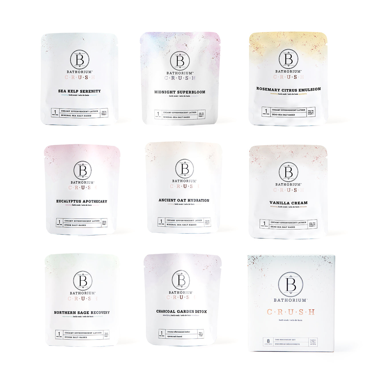 Bathorium-The Crush 8-Pack Gift Set-Body-crush-8pack-withpouches-v02-The Detox Market | 