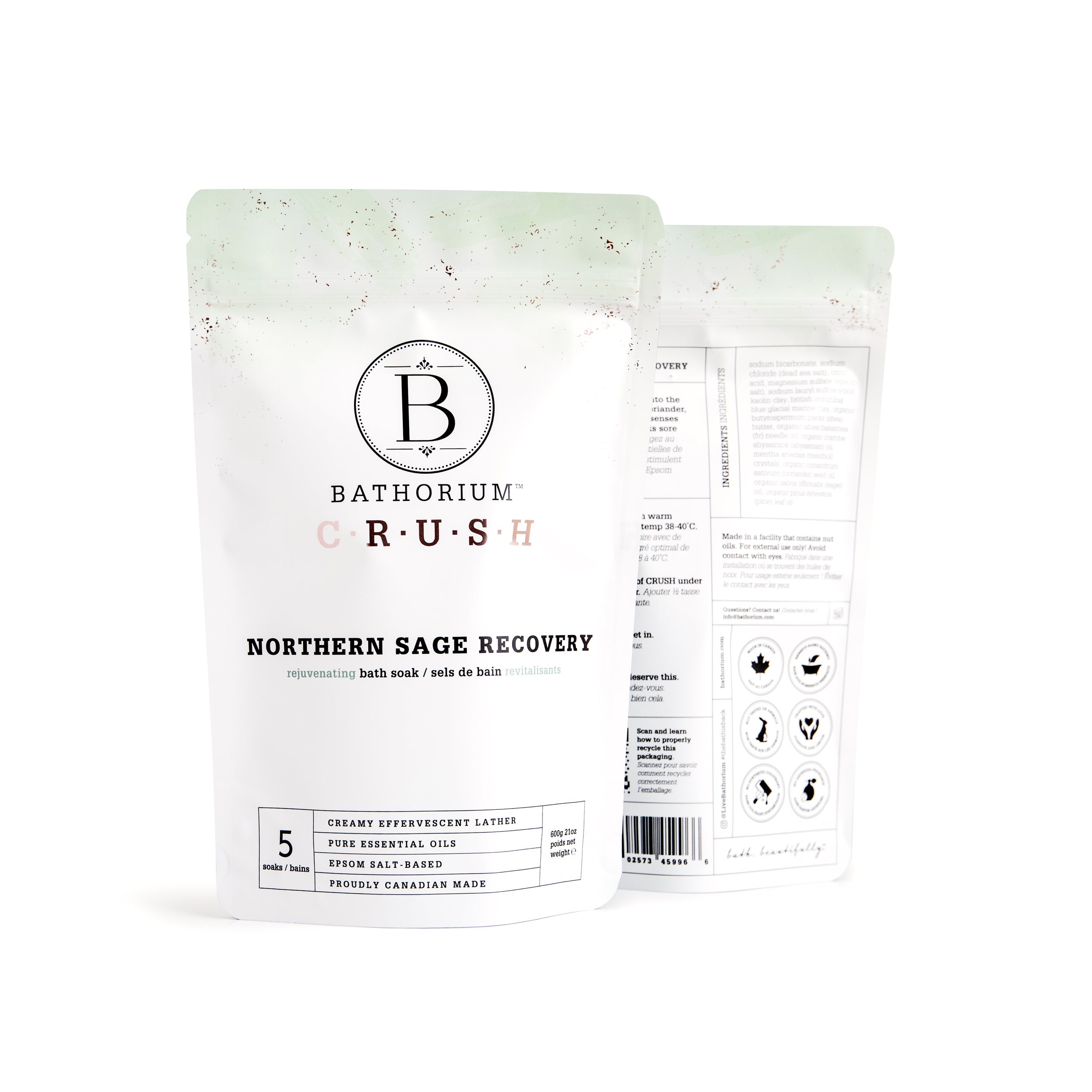 Bathorium-Northern Sage Recovery Crush-Body-crush-northern-sage-600g-front_back-The Detox Market | 