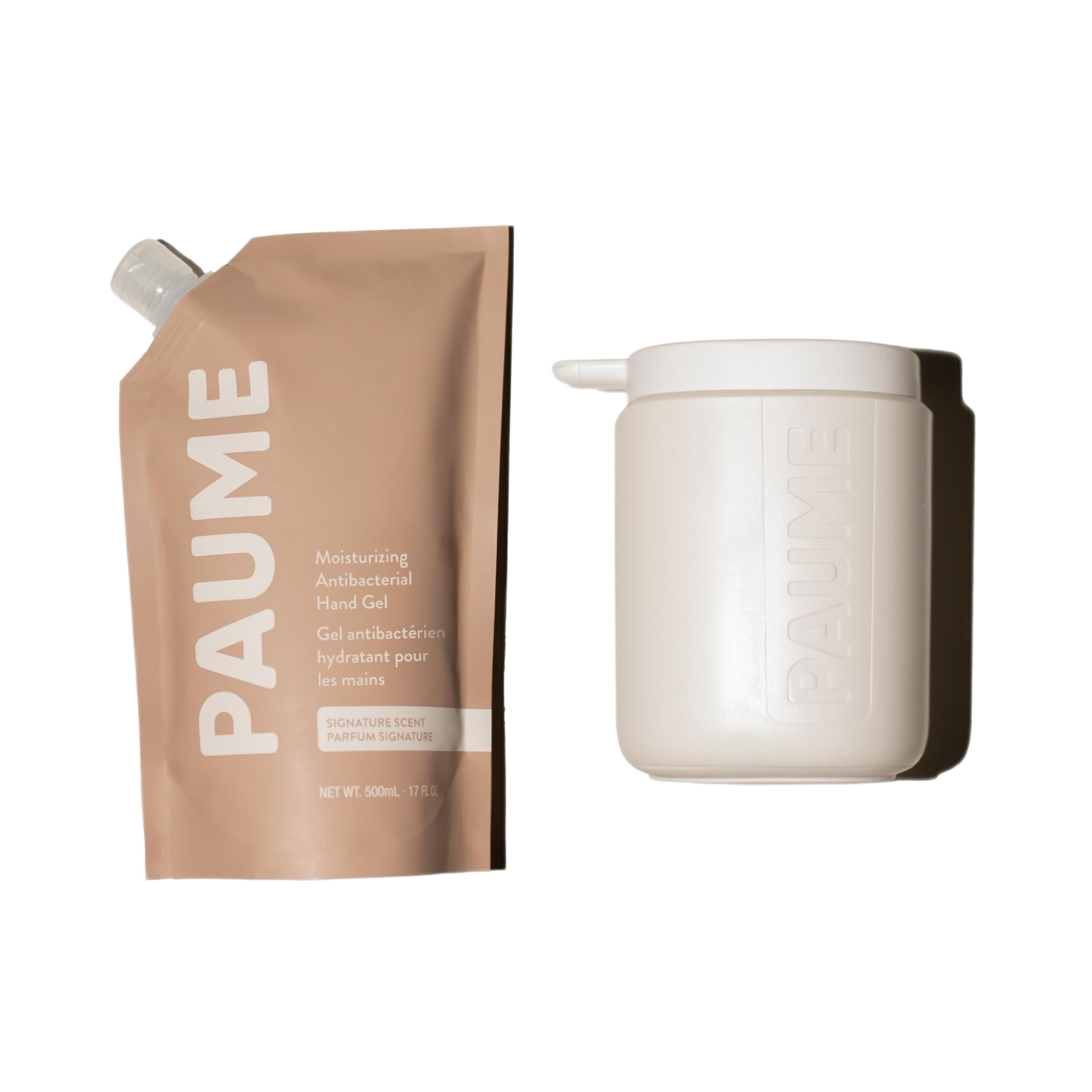 At Home Sanitizer Kit: PAUME Pump + Refill Bag