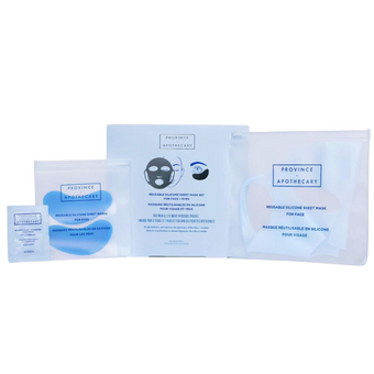 Reusable Silicone Sheet Mask Set For Eyes and Face