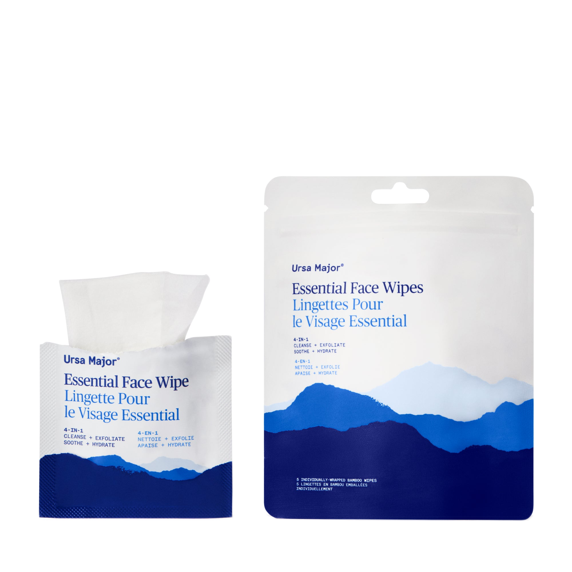 Essential Face Wipes - 5 pack