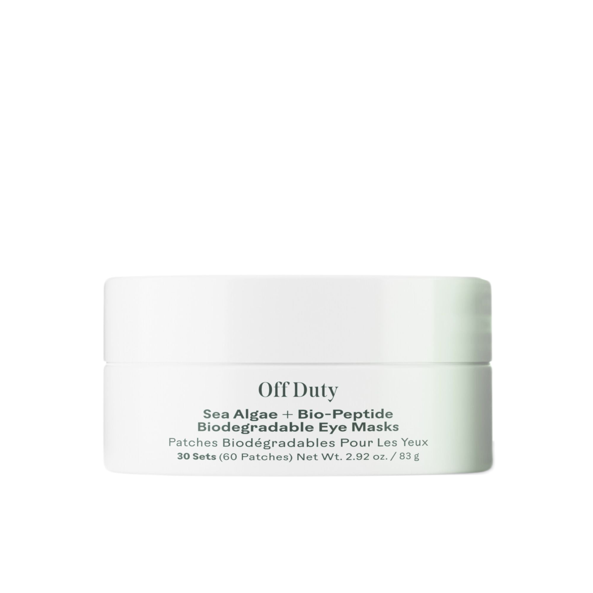 OffDuty™ Sea Algae + Bio-Peptide Smoothing Biodegradable Eye Masks