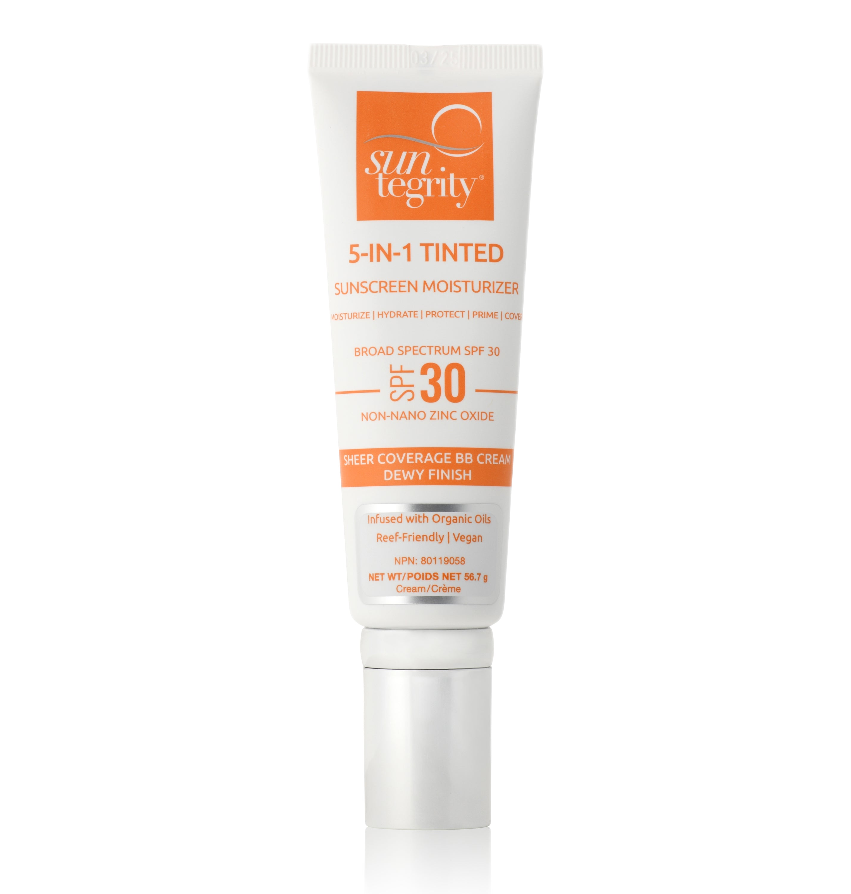5 IN 1 Natural Moisturizing Face Sunscreen SPF 30