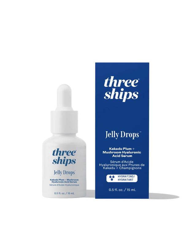 Three Ships-Jelly Drops Mushroom Hyaluronic Acid + Vitamin C Serum-Skincare-jelly-drops-kakadu-plum-mushroom-hyaluronic-acid-serum-1255782_2048x2048_71e47156-6892-4c50-a6e9-d0e972b57fa1-The Detox Market | 0.5 oz