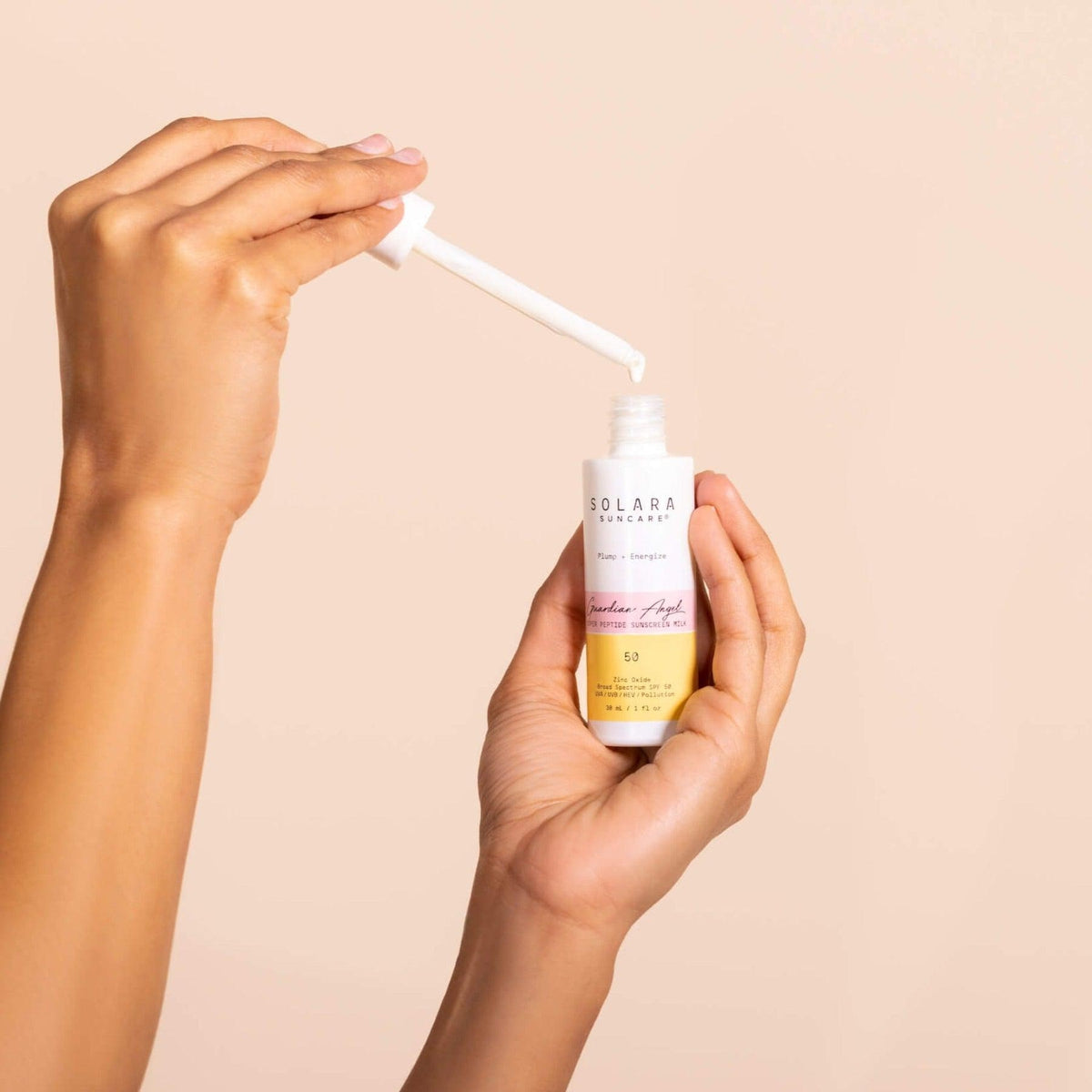 Solara Suncare-Guardian Angel Super Peptide Sunscreen Milk SPF 50-Sun Care-4e1cb727-debb-41a4-82f7-1a73c7ed215d-The Detox Market | 