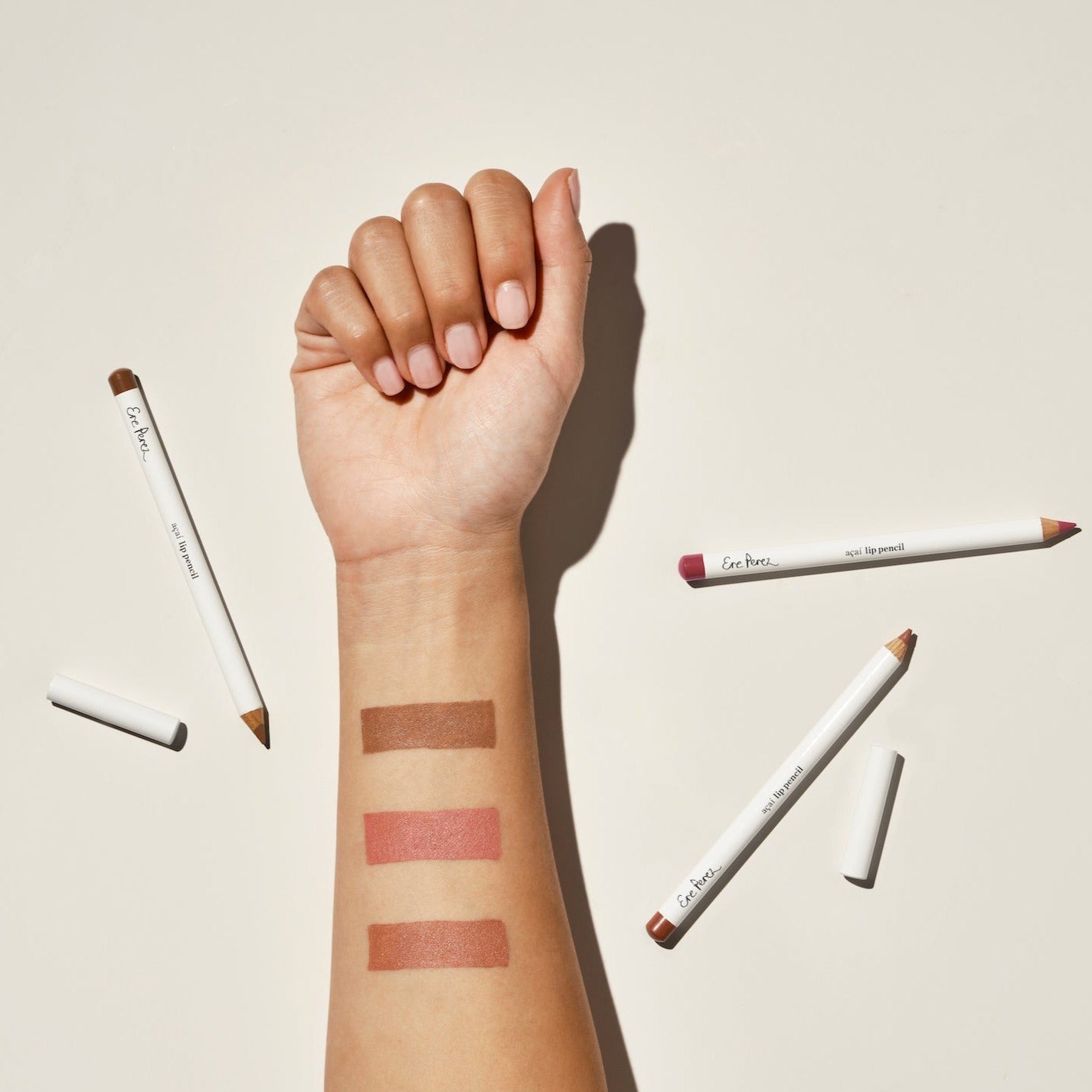 Acai Lip Pencil - Makeup - Ere Perez - ErePerez-AcaiLipPencil-All-11 - The Detox Market | Always