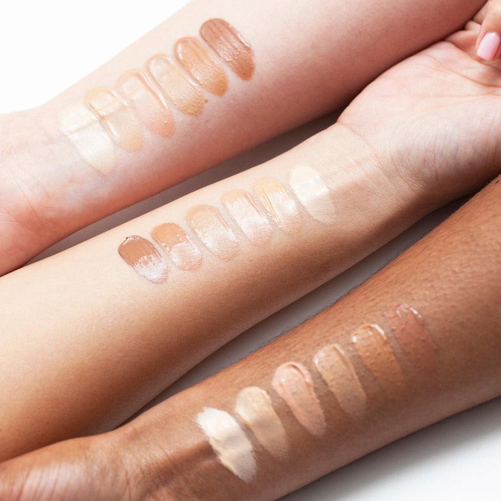 Lychee Crème Corrector - Makeup - Ere Perez - ere-perez-lychee-creme-corrector-arm-swatches-03 - The Detox Market | Always