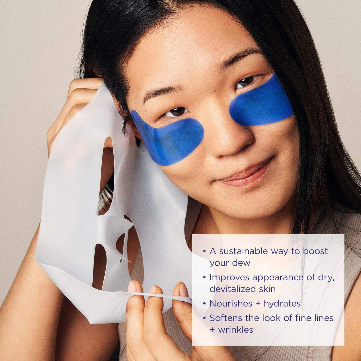 Province Apothecary-Reusable Silicone Sheet Mask Set For Eyes and Face-