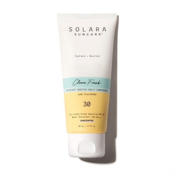 Solara Suncare-Clean Freak Nutrient Boosted Daily Unscented Sunscreen-Sun Care-solara_unscented_3_oz_suncreen-The Detox Market | 